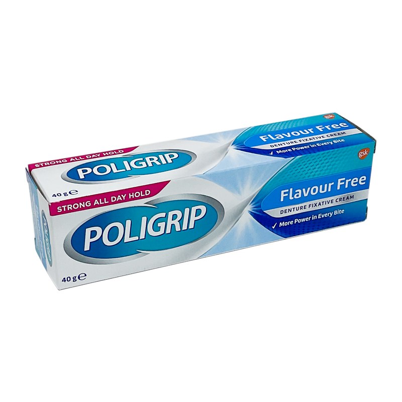 POLIGRIP FLAVOUR FREE 40G 
