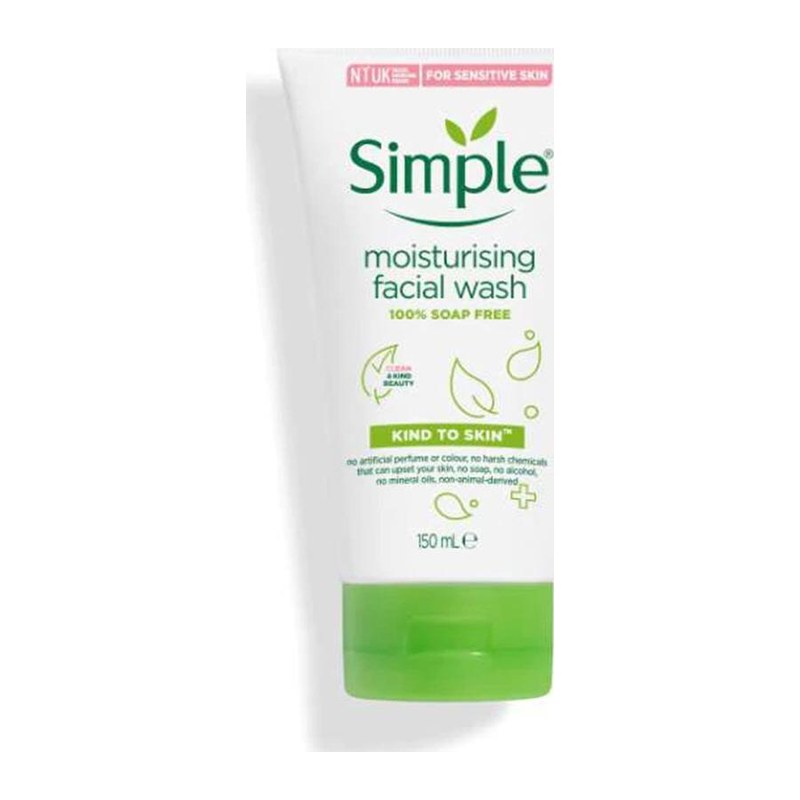 SIMPLE MOISTURISING FACIAL WASH 150ML
