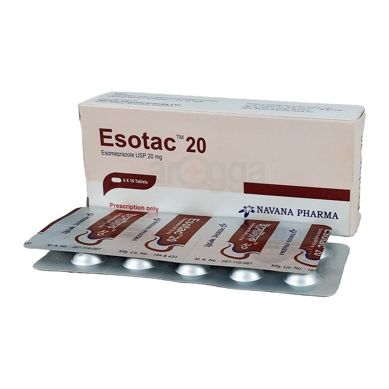 Esotac 20mg 60's