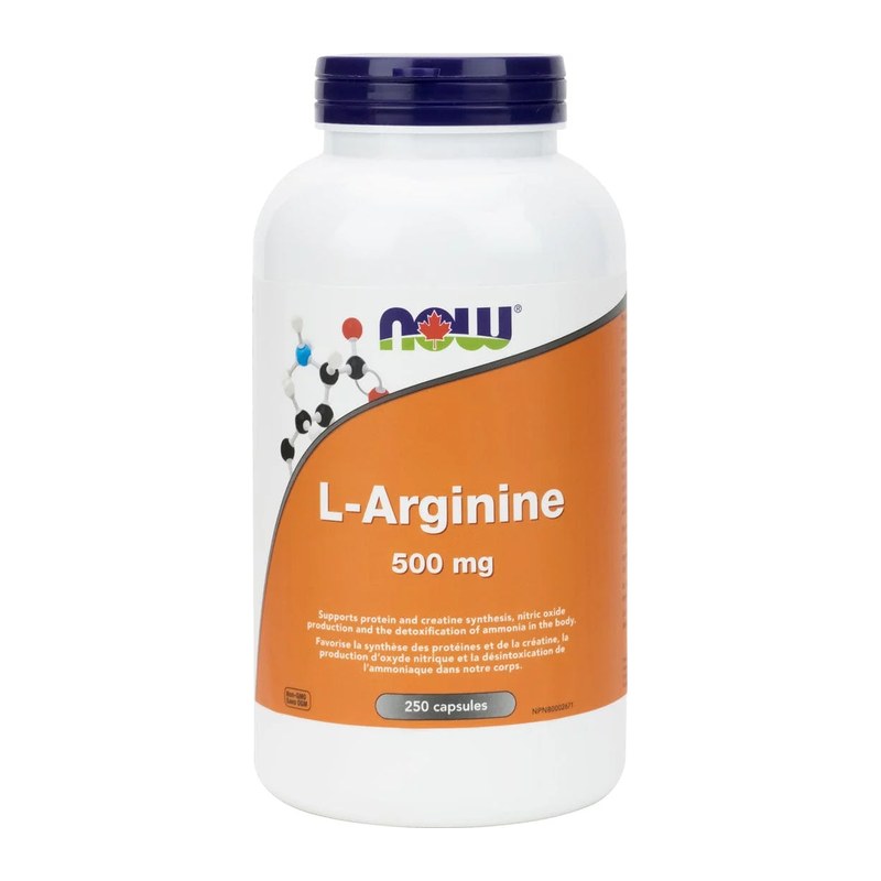 NOW L ARGININE 500MG 100S(P1)