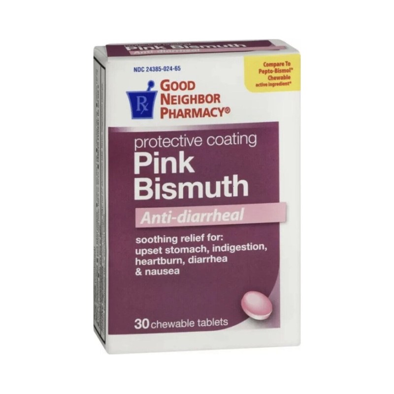 PEPTO BISMOL PINK BISMUTH TABS 30'S