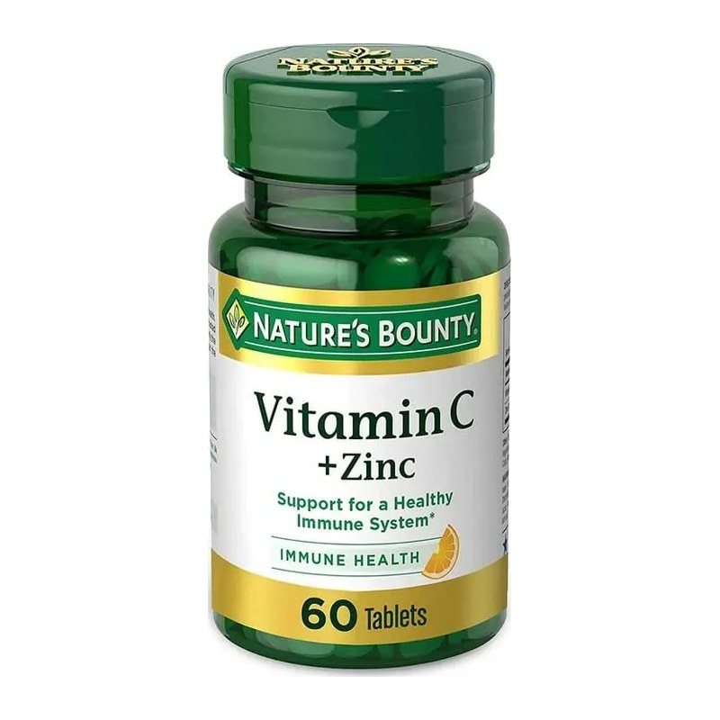 NATURES BOUNTY VITAMIN C&ZINC 60S(P1)