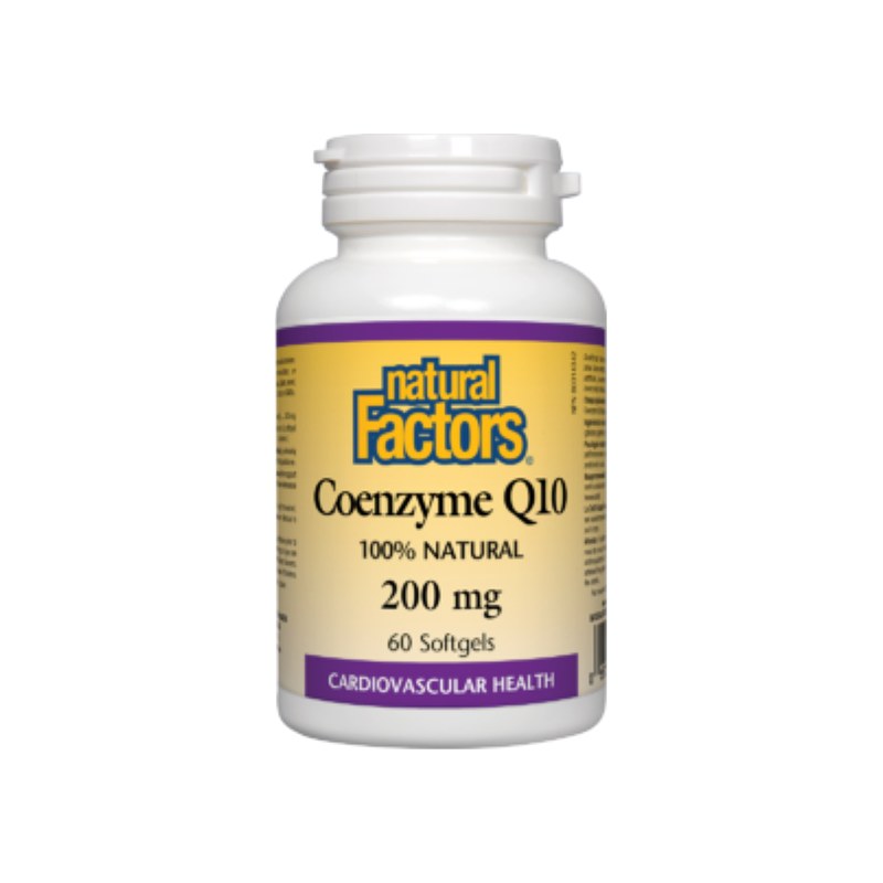 NATURAL FACTORS COENZYME Q10 200MG 60S(P1)
