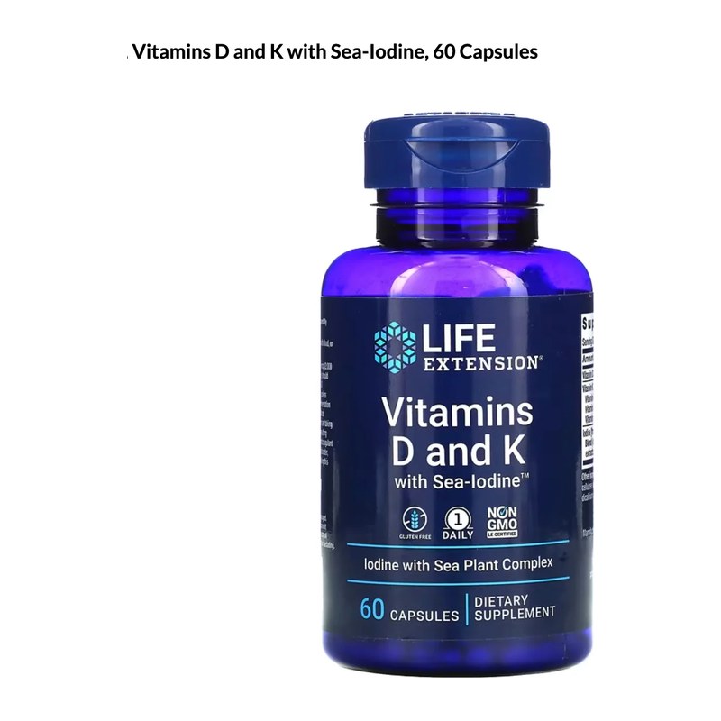 LIFE EXTENSION VITAMINS D AND K 60S (P1)