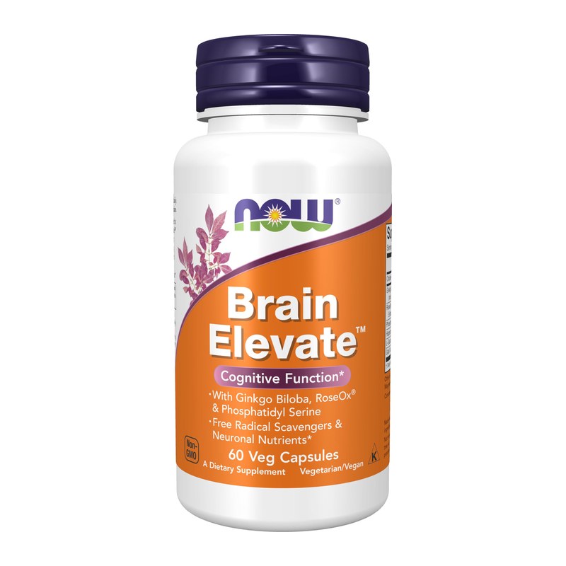 NOW BRAIN ELEVATE CAPS 60'S