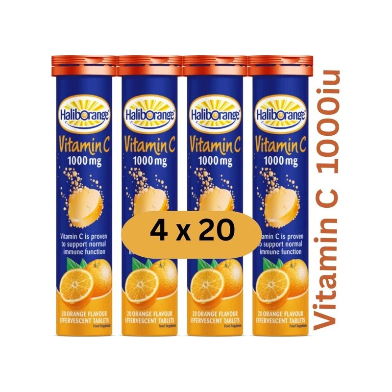 HB VITAMIN C EFFERVESCENT 1000MG  ORANGE 20S (P1) 