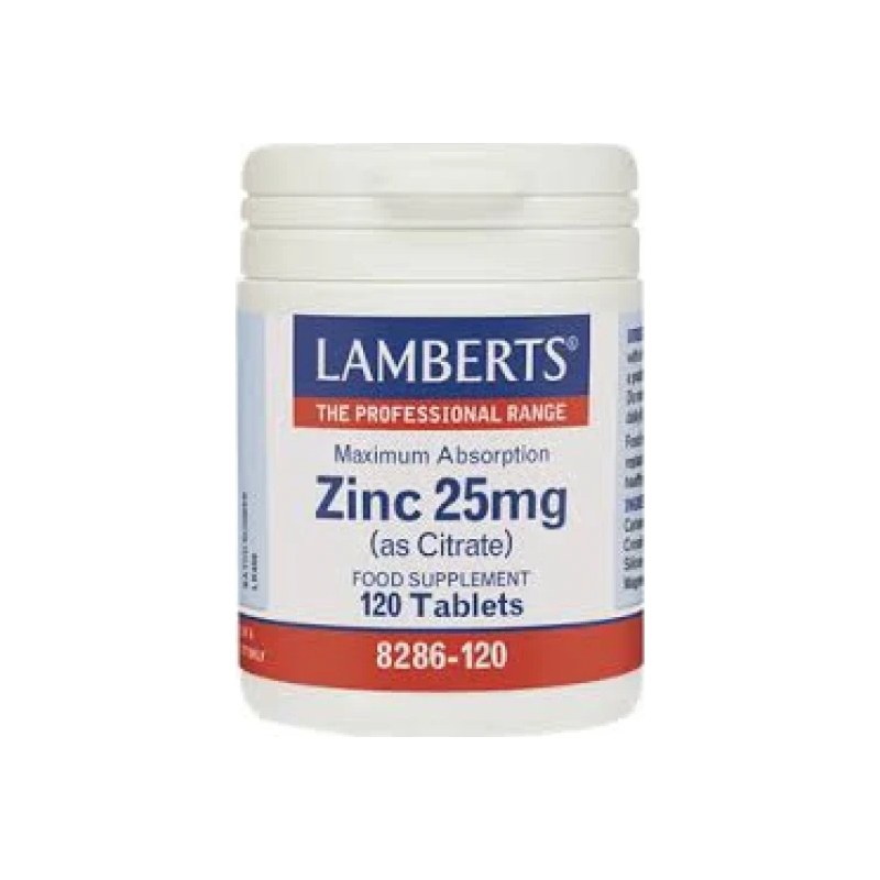 LAMBERTS ZINC CITRATE 25MG 120S (P1)