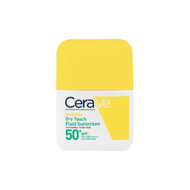 CERAVE INVISIBLE DRY TOUCH FLUID SUNSCREEN SPF50+50ML 