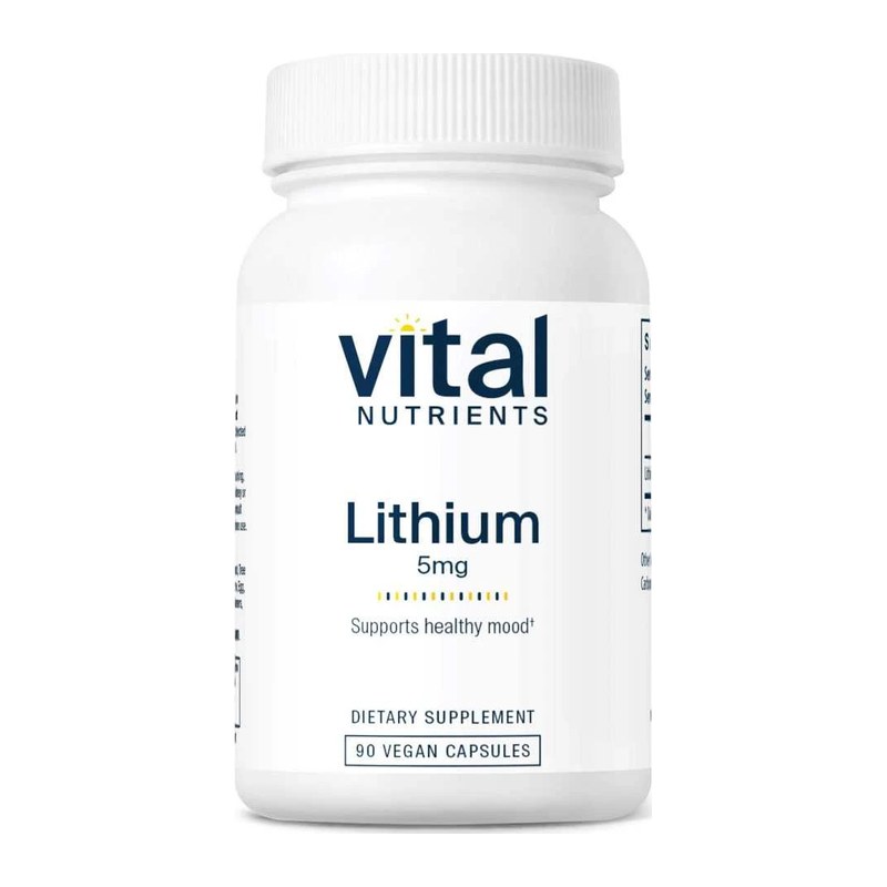 VITAL NUTRIENTS LITHIUM 5MG 90'S