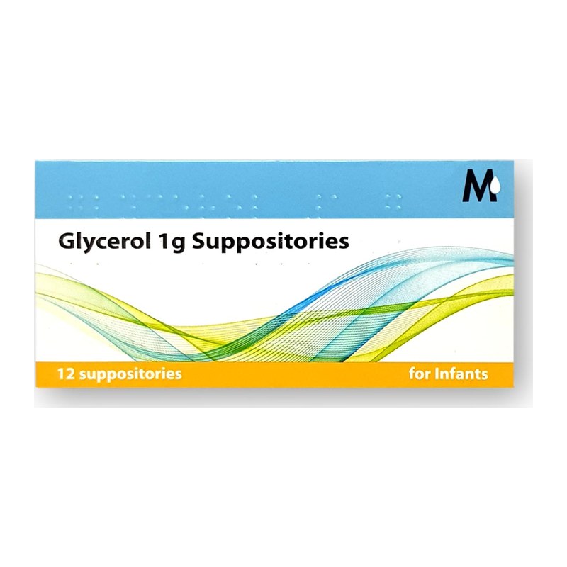 Glycerol 1g Suppositories infants 12'S